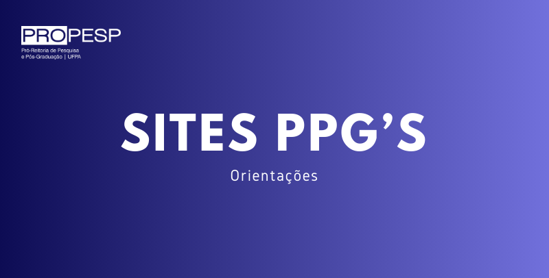 Sites PPG's - Recadastro de VPN
